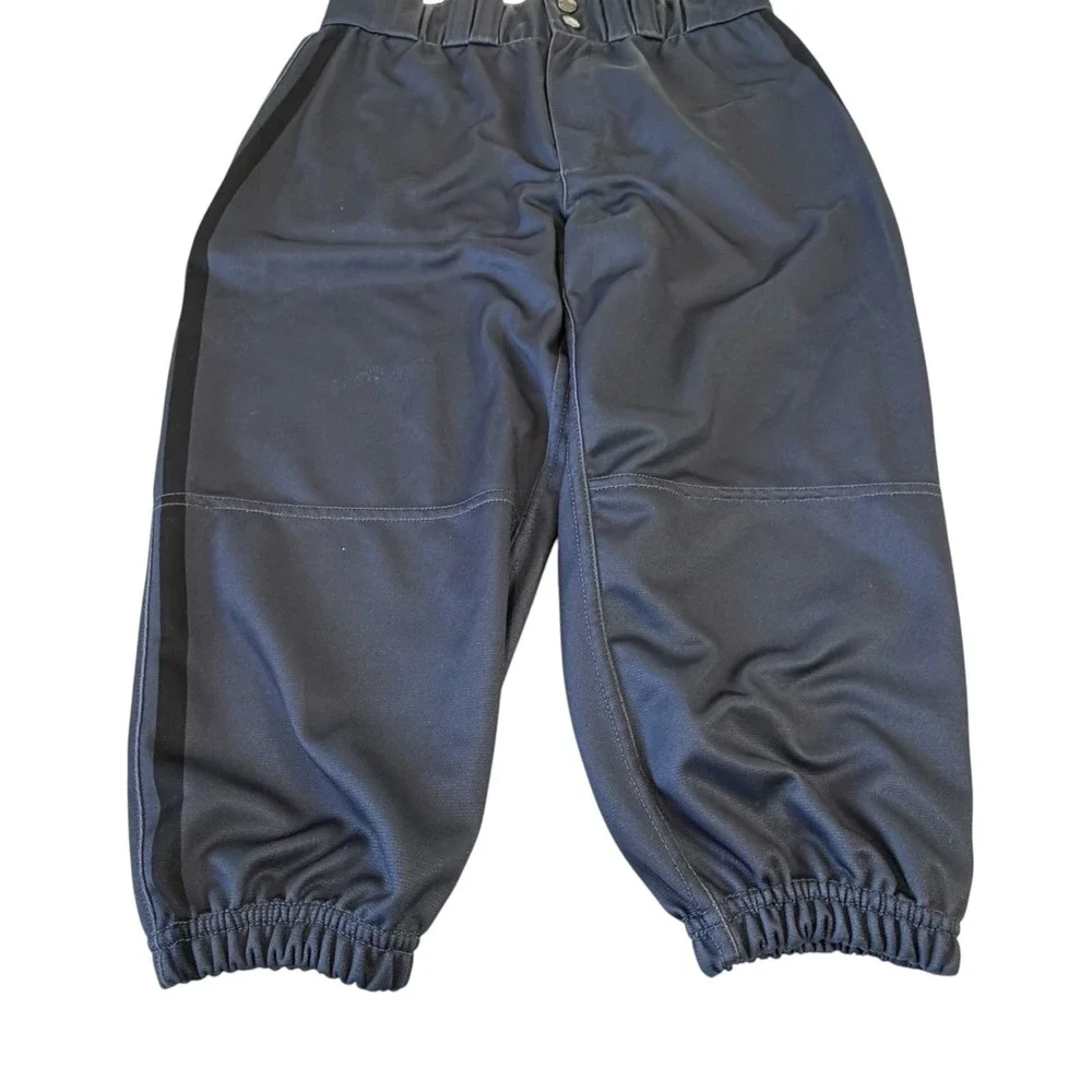 EvoShield Baseball Knicker Pants Mens Charcoal Grey, Medium Side Black Piping